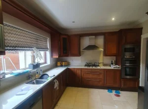 wooden kitchen cabinets respray